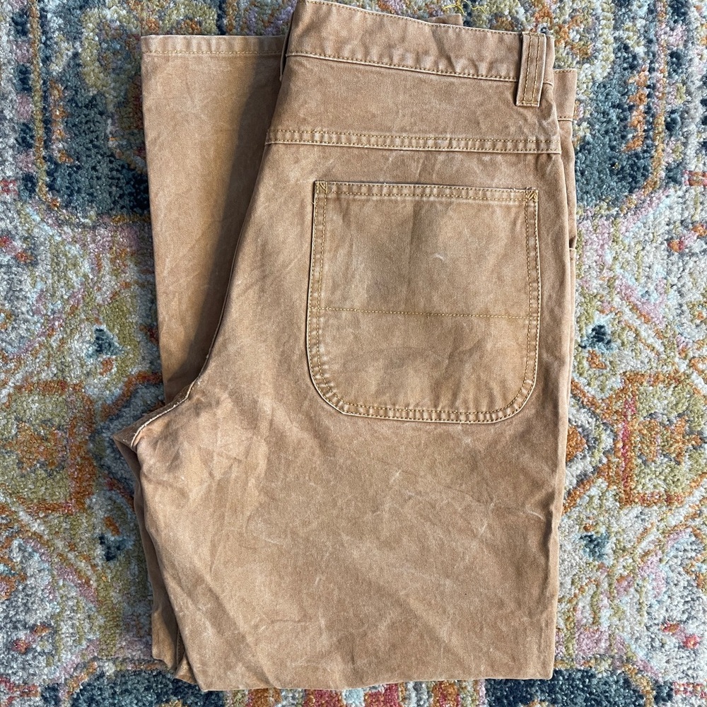L.L. Bean Men's Brown Cotton Pants